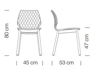 UNI 577 - Polypropylene chair by Et al. - view 3